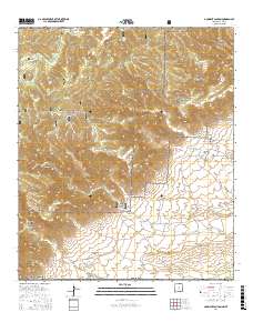Gunsight Canyon 2017 topographic map thumbnail