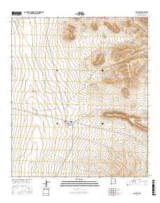 Hachita 2017 topographic map thumbnail