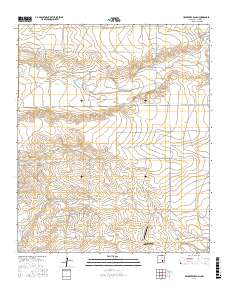 Hackberry Ranch 2017 topographic map thumbnail