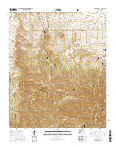 Monica Saddle 2017 topographic map thumbnail