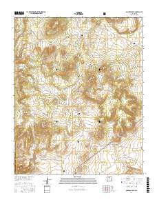 Montoso Peak 2017 topographic map thumbnail
