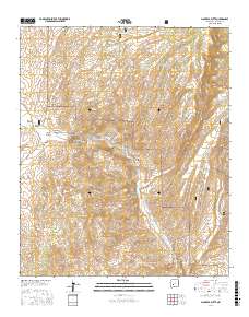 Montoya Butte 2017 topographic map thumbnail
