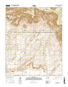 Moreno Hill 2017 topographic map thumbnail