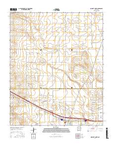 Moriarty North 2017 topographic map thumbnail