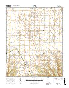 Mosquero 2017 topographic map thumbnail