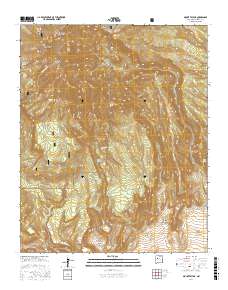 Mount Taylor 2017 topographic map thumbnail