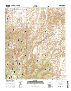 Mule Creek 2017 topographic map thumbnail
