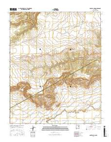 Muniz Canyon 2017 topographic map thumbnail