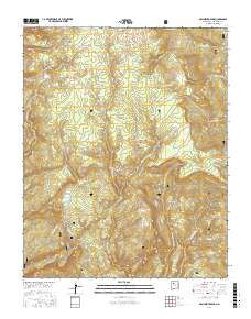 Nacimiento Peak 2017 topographic map thumbnail
