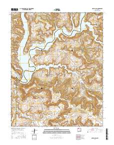 Navajo Dam 2017 topographic map thumbnail