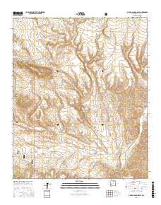 O Bar O Canyon East 2017 topographic map thumbnail