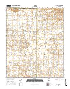 Ojo Encino Mesa 2017 topographic map thumbnail