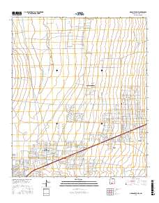Organ Peak NW 2017 topographic map thumbnail