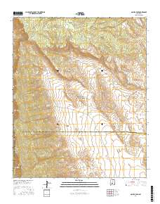 Oscura Peak 2017 topographic map thumbnail
