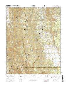 Osha Mountain 2017 topographic map thumbnail