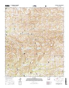 Packsaddle Canyon 2017 topographic map thumbnail