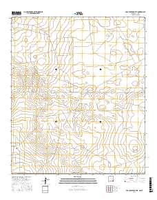 Paduca Breaks East 2017 topographic map thumbnail