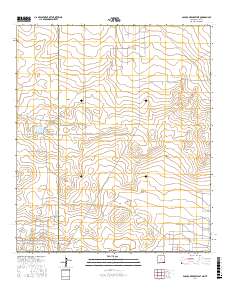Paduca Breaks West 2017 topographic map thumbnail