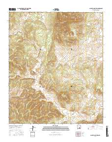 Pajarita Mountain 2017 topographic map thumbnail