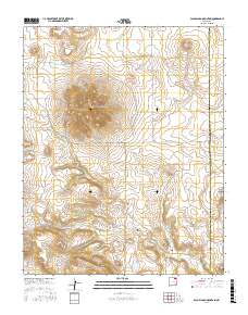 Palo Blanco Mountain 2017 topographic map thumbnail