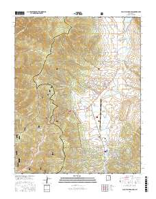 Palo Flechado Pass 2017 topographic map thumbnail