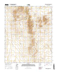 Pedernal Mountain 2017 topographic map thumbnail