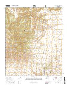 Pelona Mountain 2017 topographic map thumbnail