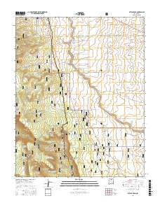 Petaca Peak 2017 topographic map thumbnail