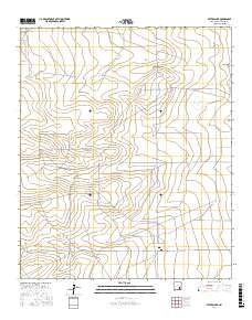 Peters Lake 2017 topographic map thumbnail