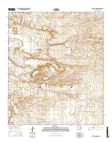 Pierce Canyon 2017 topographic map thumbnail