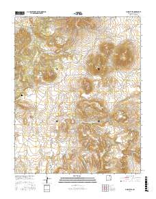 Pine Buttes 2017 topographic map thumbnail