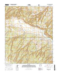 Pine Canyon 2017 topographic map thumbnail