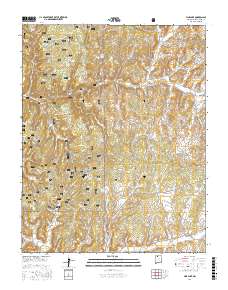 Pine Lake 2017 topographic map thumbnail
