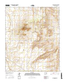 Pino Mountain 2017 topographic map thumbnail