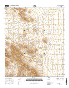Playas Peak 2017 topographic map thumbnail