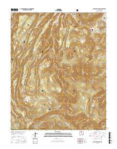 Polvadera Peak 2017 topographic map thumbnail