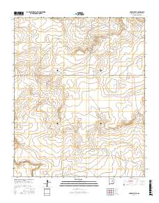 Harben Lake 2017 topographic map thumbnail
