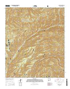Hay Mesa 2017 topographic map thumbnail