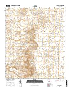 Haystack Butte 2017 topographic map thumbnail