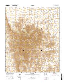 Ladron Peak 2017 topographic map thumbnail
