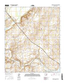 Lake McMillan South 2017 topographic map thumbnail