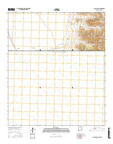 Lang Canyon 2017 topographic map thumbnail