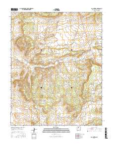 Las Nutrias 2017 topographic map thumbnail