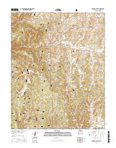 Leandro Canyon 2017 topographic map thumbnail