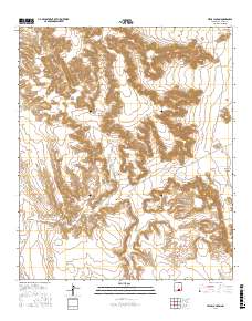 Lewis Canyon 2017 topographic map thumbnail