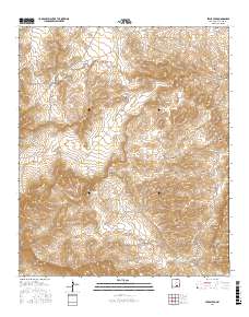 Lewis Peak 2017 topographic map thumbnail