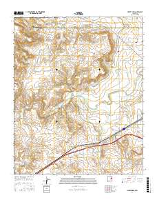 Liberty Mesa 2017 topographic map thumbnail