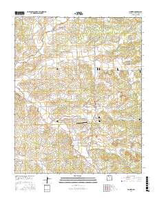 Lindrith 2017 topographic map thumbnail