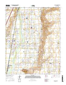 Los Lunas 2017 topographic map thumbnail