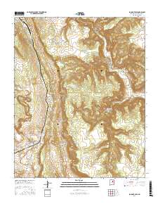 Los Montoyas 2017 topographic map thumbnail